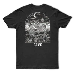 Cove Surf Co Tatted Mermaid Tee - Black