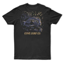 Cove Surf Co Circle Of Life Tee - Black