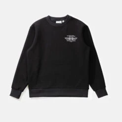 Rhythm Men's Sundown Fleece Crew Neck - Black