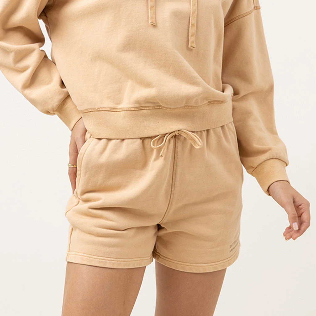 Rhythm Women's Rhythm Core Fleece Short - Wheat 4 Rhythm Women's Rhythm Core Fleece Short - Wheat - Image 2