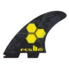 FCS II AM PC Large Tri-Quad Fin Set - Yellow