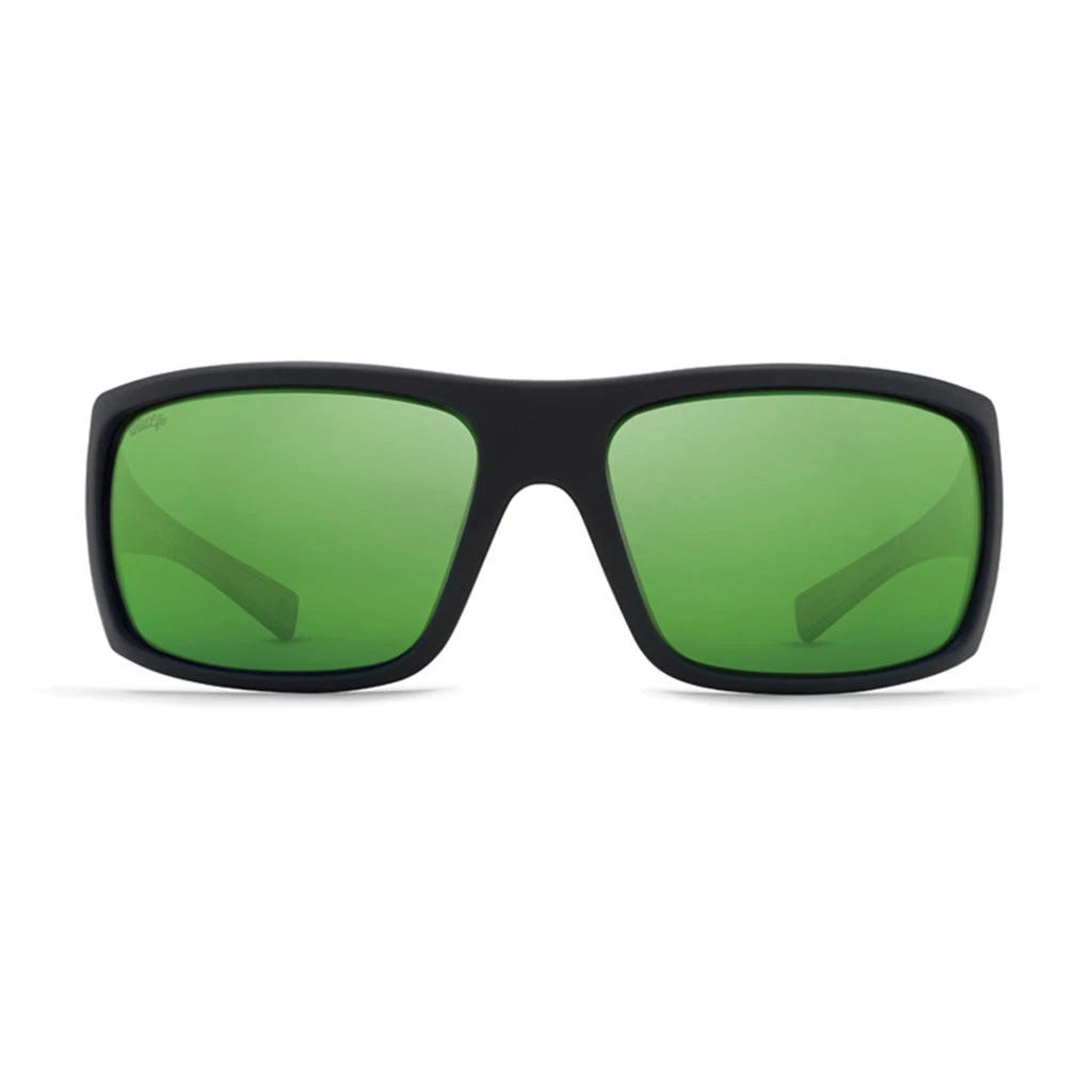 Von Zipper Suplex Sunglasses - Black Satin/Wildlife Green Chrome 4 Von Zipper Suplex Sunglasses - Black Satin/Wildlife Green Chrome - Image 2