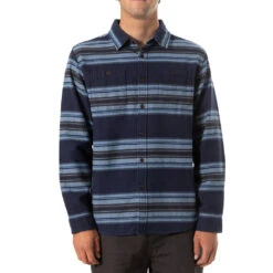 Katin Men's Sierra Flannel - Polar Navy -Surf Pro Shop 0006 Katin Sierra Flannel Polar Navy 01