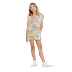 Volcom Girls Happy Clouds Romper - Multi