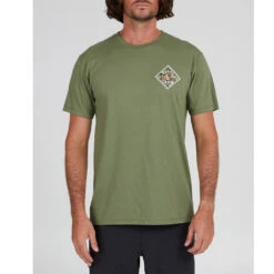 Salty Crew Mens Tippet Shores Premium S/S Tee - Sage Green