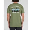 Salty Crew Mens Off Road Premium S/S Tee - Sage Green -Surf Pro Shop 0010 20035614b
