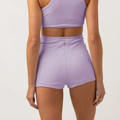 Rhythm Women's Ritual Paisley Surf Short - Lilac 8 Rhythm Women's Ritual Paisley Surf Short - Lilac -Surf Pro Shop 0013 0123SW BB12 RITUAL PAISLEY SURF SHORT LILAC 3