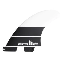 FCS II DHD Large PC Tri Fin - Black/White