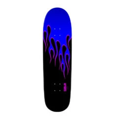 Powell Peralta NITRO Hot Rod Flames Skateboard 9.33" Deck - Blue/Black