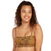 Volcom Womens Running Wild Tube Bikini Top - Animal Print -Surf Pro Shop 0018 O1222201ANMLarge