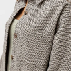 Rhythm Women's Canyon Shacket - Black -Surf Pro Shop 0020 0423W JK02 CANYON SHACKET BLACK CHECK 2