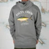 Salty Crew Men's Ahi Mount Hooded Fleece - Gunmetal Heather 2 Salty Crew Men's Ahi Mount Hooded Fleece - Gunmetal Heather -Surf Pro Shop 0040 AHIMOUNTHOODEDFLEECE