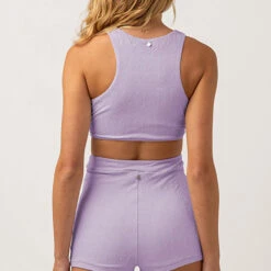 Rhythm Women's Ritual Paisley Surf Tank Top - Lilac -Surf Pro Shop 0044 0123SW BT12 RITUAL PAISLEY SUF TANK TOP LILAC 3