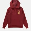 Rhythm Mens Embroidered Fleece Hood - Mulberry 1 Rhythm Mens Embroidered Fleece Hood - Mulberry -Surf Pro Shop 0050 0422M FL01 EMBROIDERED FLEECE HOOD MULBERRY