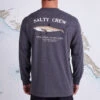 Salty Crew Mens Bruce Standard L/S Tee - Charcoal 2 Salty Crew Mens Bruce Standard L/S Tee - Charcoal -Surf Pro Shop 0052 BRUCESTANDARDLS