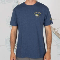 Salty Crew Mens Ahi Mount S/S Tee - Navy Heather -Surf Pro Shop 0075 AHIMOUNTSTANDARDTEE2