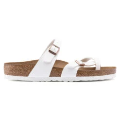 Birkenstock Womens Mayari Birko Flor Sandals - White -Surf Pro Shop 1014190 side