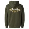 Seaside Surf Shop Vintage Logo Pullover Hoody - Army Heather 2 Seaside Surf Shop Vintage Logo Pullover Hoody - Army Heather -Surf Pro Shop ARMY HEATHER SEASIDE SURF BACK