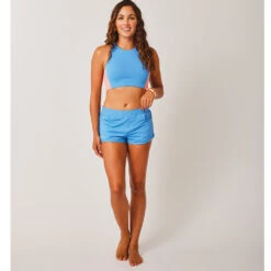 Carve Designs Womens Sanitas Colorblock Top - Bluebay/Grapefruit