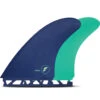 Futures Fins - Akila Aipa Fiberglass Twin Fin Set - Dark Purple/Mint -Surf Pro Shop Futures Fins 0014 akila