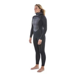 Isurus Ti-Ember Womens 5.4 Hooded Chest Zip Wetsuit - Black -Surf Pro Shop ISURUS 0003 IW54FU8WE 3 4 L Out 2 5000x 4bc859bc d4e7 430e a5e0 11b832fe8ee4