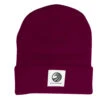 Seaside Surf Shop Wave Patch Logo Beanie - Maroon