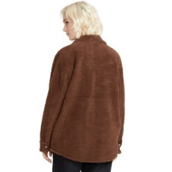 Volcom Womens Silent Sherpa Jacket - Chocolate -Surf Pro Shop VLC 0034 B1512105CHOSecondary1