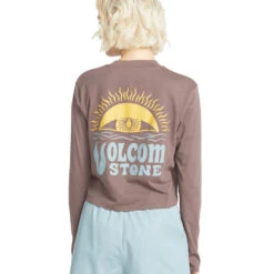 Volcom Womens Pocket Dial L/S Tee - Slate Grey -Surf Pro Shop VLC 0058 B3632301SLTSecondary1