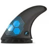 Futures Fins - Al Merrick Alpha Series AM1 Thruster Fin Set - Carbon/Blue -Surf Pro Shop am1 alpha series surfboard fin