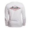 Seaside Surf Shop Mens Vintage Logo L/S Tee - White -Surf Pro Shop back caf6fd04 1176 4878 9bcc b64722292435