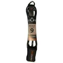 Stay Covered Big Wave Standard Surf Leash - 9'x5/16 -Surf Pro Shop big wave standard black9