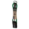 Stay Covered Big Wave Standard Surf Leash - 6'x5/16 -Surf Pro Shop big wave standard green6