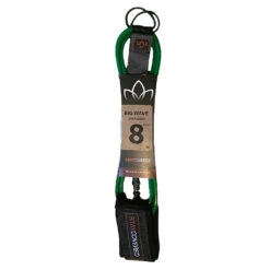 Stay Covered Big Wave Standard Surf Leash - 8' X 5/16 7 Stay Covered Big Wave Standard Surf Leash - 8' X 5/16 -Surf Pro Shop big wave standard green8