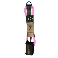 Stay Covered Big Wave Standard Surf Leash - 7'x5/16 9 Stay Covered Big Wave Standard Surf Leash - 7'x5/16 -Surf Pro Shop big wave standard pink7