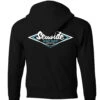 Seaside Surf Shop Youth Vintage Logo Pullover Hoody - Black 2 Seaside Surf Shop Youth Vintage Logo Pullover Hoody - Black -Surf Pro Shop black pullover youth back