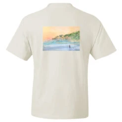 Seaside Surf Shop X Maya Sacks - Local Artist Series Oswald S/S Mens Tee - Bone