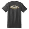 Seaside Surf Shop Vintage Logo Tee - Charcoal Heather -Surf Pro Shop charcoal heather back tee seasidesurf