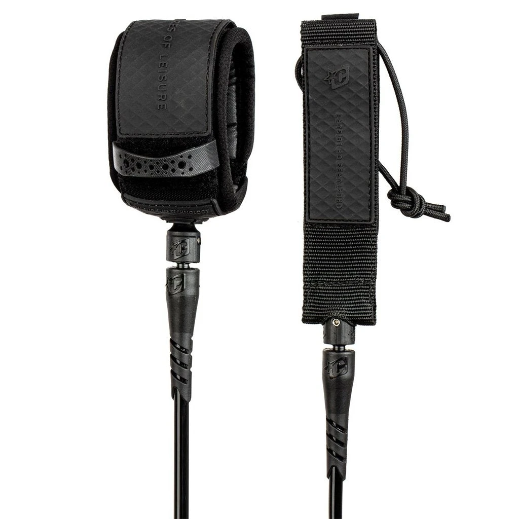 Creatures 9' Longboard Knee Leash - Black/Black 3 Creatures 9' Longboard Knee Leash - Black/Black
