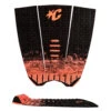 Creatures Mick Fanning Performance Traction Pad - Black Fade/Fluro Red -Surf Pro Shop creatures traction pads 0001 514695