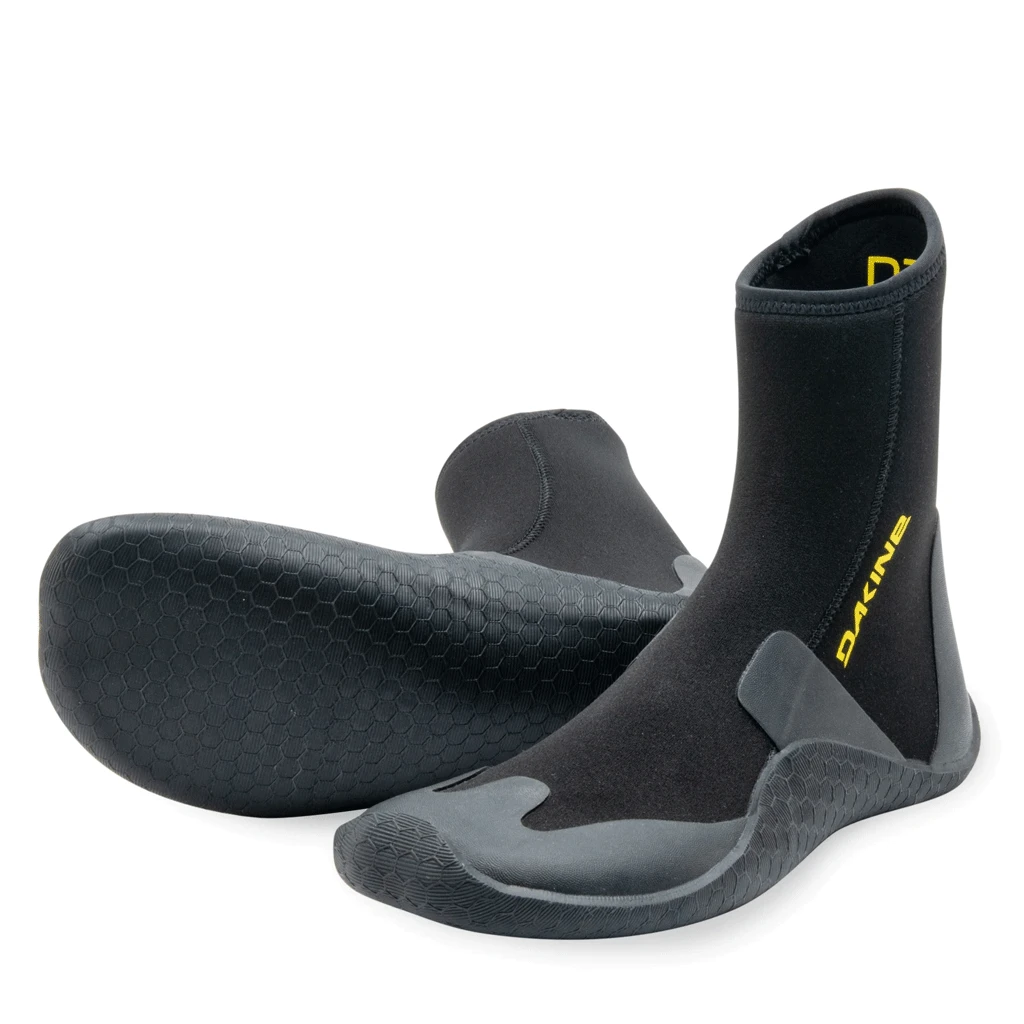 Dakine Unisex Round Toe 5mm Wetsuit Boot - Black 3 Dakine Unisex Round Toe 5mm Wetsuit Boot - Black