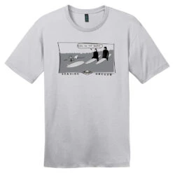 Seaside Surf Shop Mens Dibs Tee - Silver