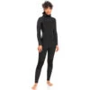 Roxy Swell Womens 5/4/3mm Hooded Wetsuit - Black -Surf Pro Shop erjw203012 roxy w kvj0 frt1