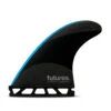 Futures Fins - John John Techflex Small Thruster Fins - Black/Neon Blue -Surf Pro Shop future fins 0012 johnjohn
