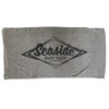 Seaside Surf Shop Vintage Logo Beach Towel - Grey -Surf Pro Shop grey towel
