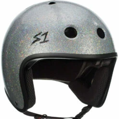 S1 Retro Lifer Helmet - Silver Gloss Glitter -Surf Pro Shop image 698b8257 191a 4f57 a19b 5820c07decf6