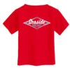 Seaside Surf Shop Youth Vintage Logo Tee - Red -Surf Pro Shop infant vintage logo tee red back