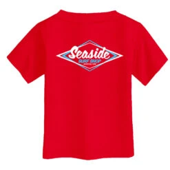 Seaside Surf Shop Toddler Vintage Logo Tee - Red