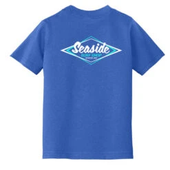 Seaside Surf Shop Youth Vintage Logo Tee - Royal Blue