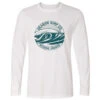 Seaside Surf Shop Mens Tube Sketch L/S Tee - White -Surf Pro Shop longsleeve tee