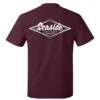 Seaside Surf Shop Mens Vintage Logo Tee - Maroon -Surf Pro Shop maroon vintage back